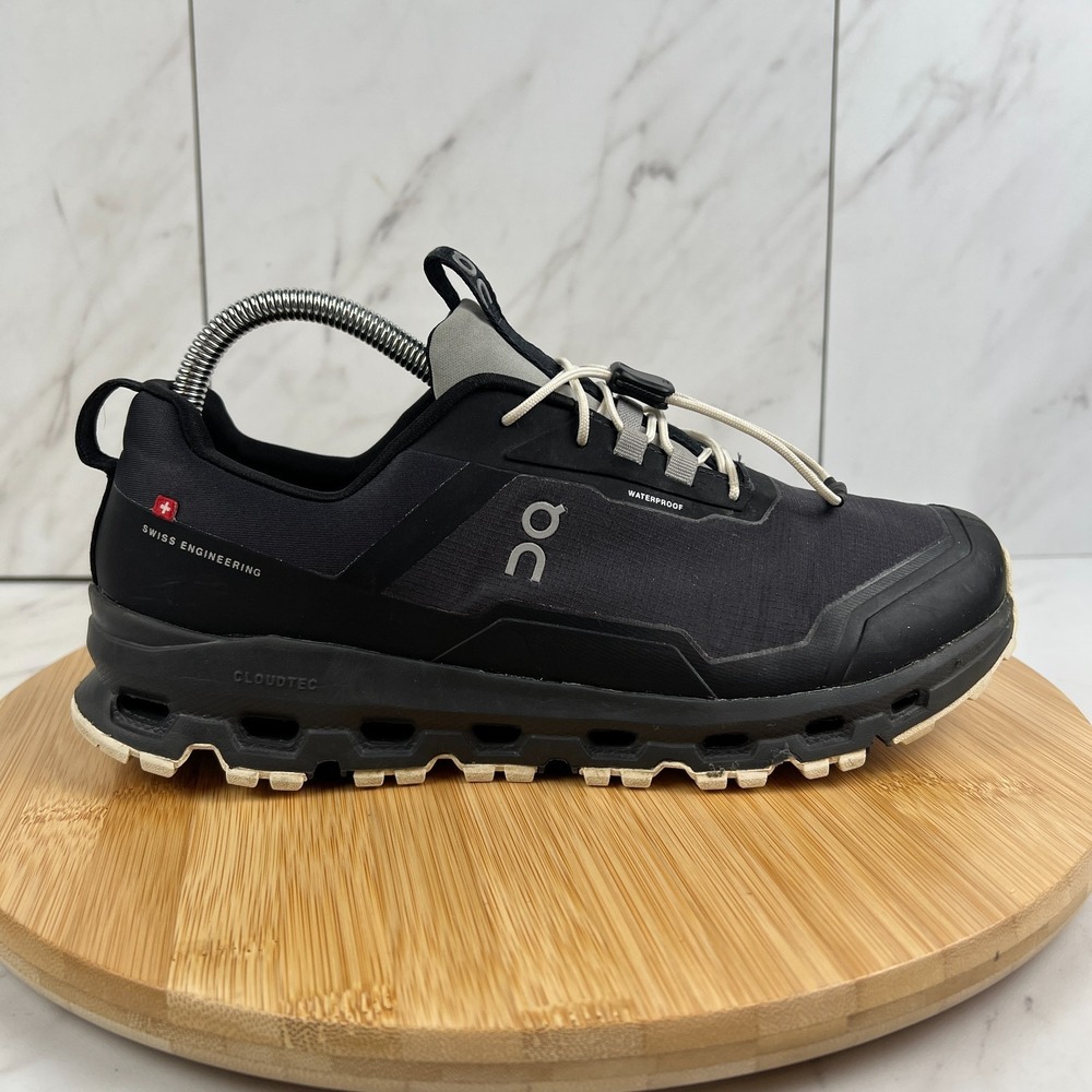 On Cloud Cloudhero Waterproof Youth Size 6.5 Magnet Black Hiking Trail Shoes
